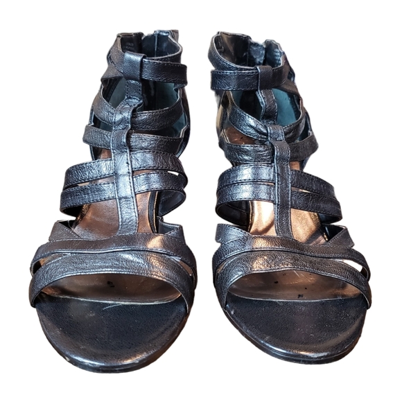 Nine West zip-up heels / booties - Picture 5 of 11